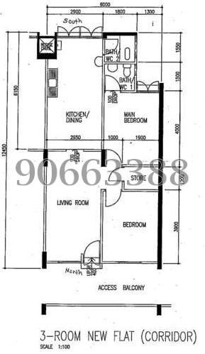 Blk 15 Telok Blangah Crescent (Bukit Merah), HDB 3 Rooms #151406982